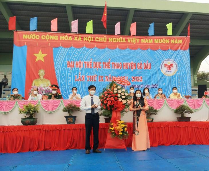 Huyện Gò Dầu tổ chức Đại hội Thể dục thể thao lần thứ IX năm 2021--2022